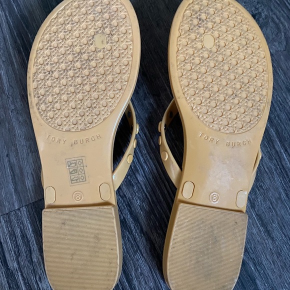Tory Burch Studded Flip Flop Thongs Size 8 - Picture 4 of 6